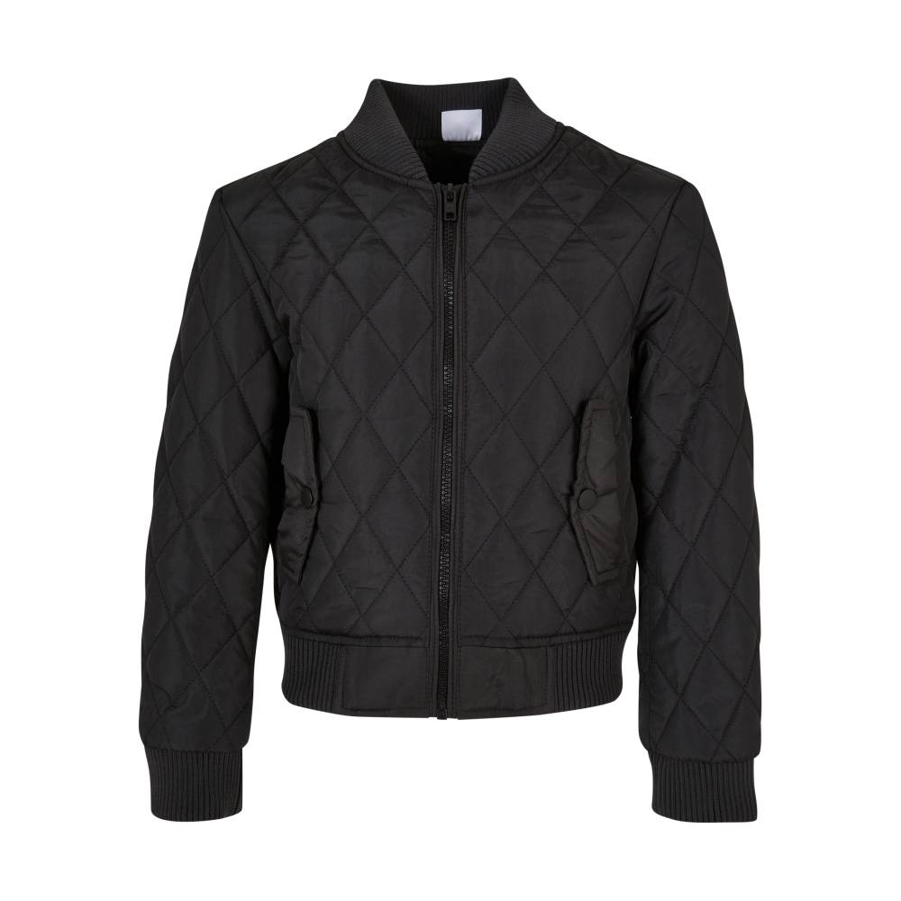 Urban Classics - Diamond Quilt Nylon Veste enfant - Noir